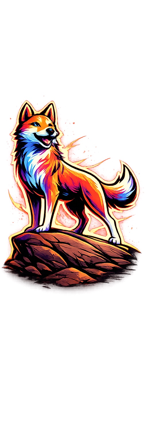 Dingo in field
